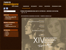 Tablet Screenshot of mandragorateatro.org